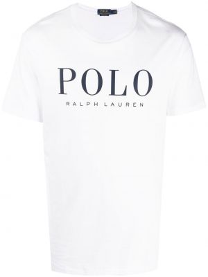 Велурена памучна поло тениска бродирана Polo Ralph Lauren