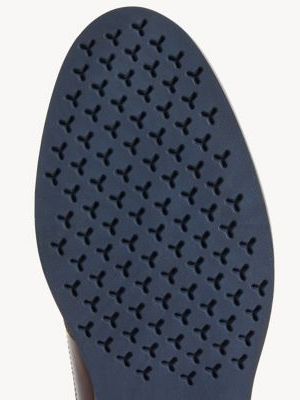 Mens M&S Collection Leather Trisole Brogues - Burgundy, Burgundy M&s Collection