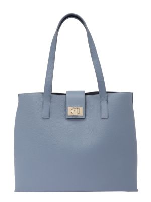 Nákupná taška Furla modrá