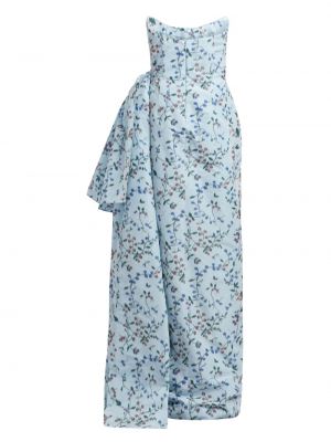 Jedwabna sukienka koktajlowa drapowana Markarian