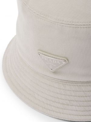 Velvetist müts Prada valge