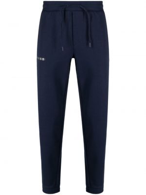 Pantaloni cu imagine Ea7 Emporio Armani albastru