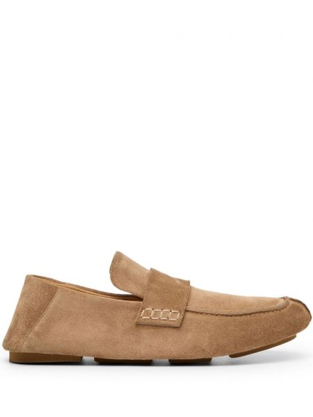 Pantofi loafer din piele de căprioară Marsell maro