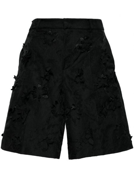 Pantaloni scurți cu model floral Jnby negru