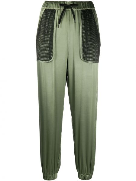 Spodnie Love Moschino zielone