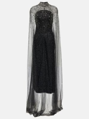 Dlouhé šaty Jenny Packham čierna