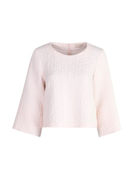 Jacquard bluse March23 pink