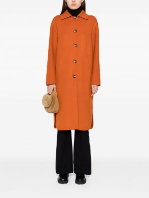 Manteau en laine Herno orange