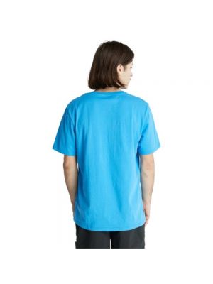 Koszulka bawełniana Timberland niebieska