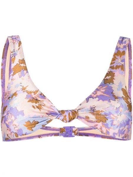 Trykt floral bikini Zimmermann