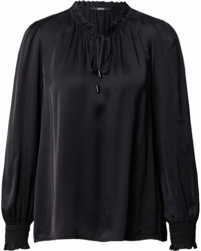 Bluza s ovratnikom Esprit crna