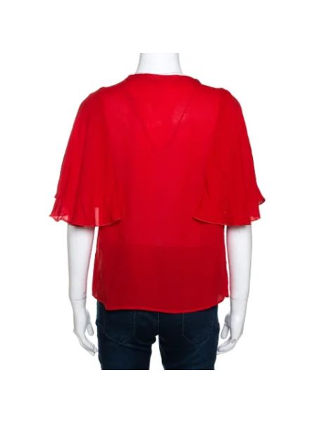 Blusa de seda Giambattista Valli Pre-owned rojo