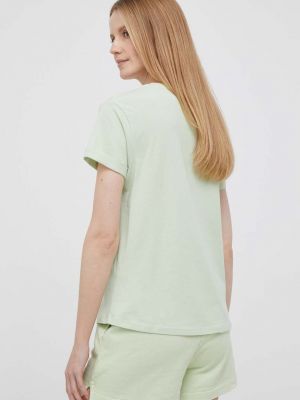 Bavlněné tričko Pepe Jeans zelené