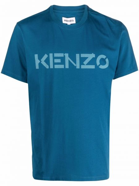 Camiseta con estampado Kenzo azul