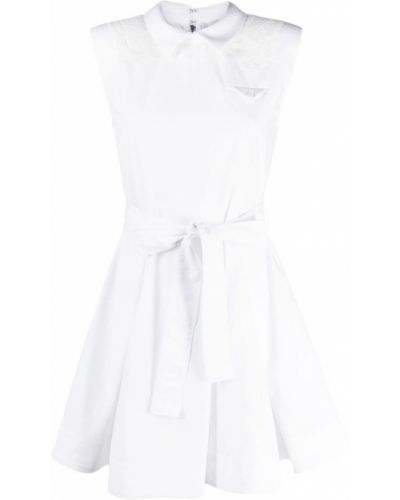 Vestido de encaje Self-portrait blanco