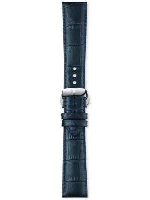 Кожаные часы с кожаным ремешком Tissot синие