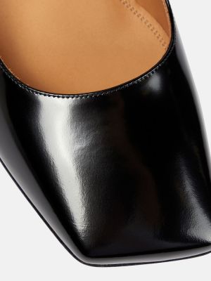 Pantofi cu toc din piele Maison Margiela negru