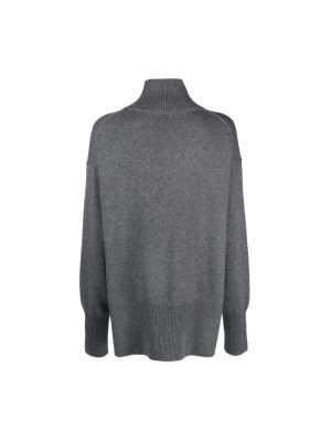Jersey cuello alto de lana de lana merino de tela jersey Studio Nicholson gris