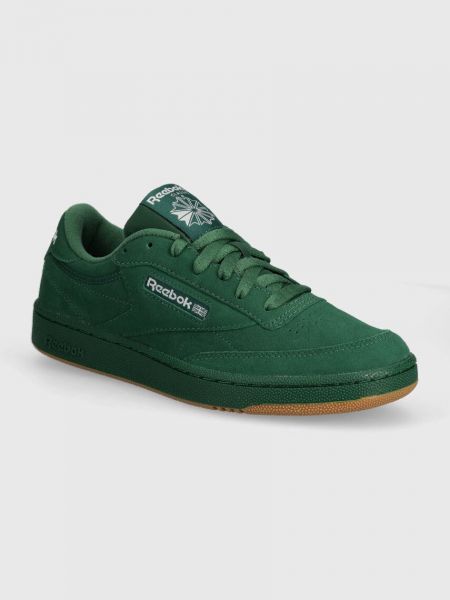 Sneakerși din piele Reebok Classic verde