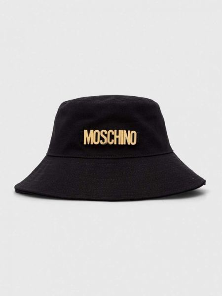 Хлопковая шапка Moschino черная