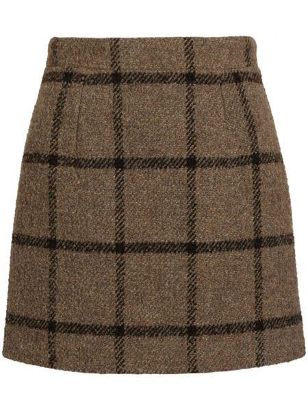 Tweed mini hame Patou ruskea