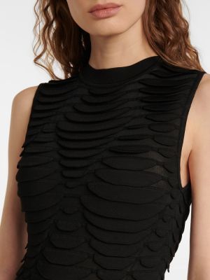 Sukienka bez rękawów Alaã¯a czarna