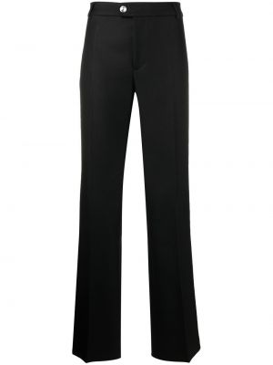 Křišťálové rovné kalhoty Blumarine černé