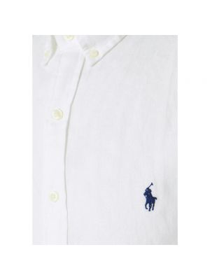Koszula casual biznesowa Ralph Lauren biała