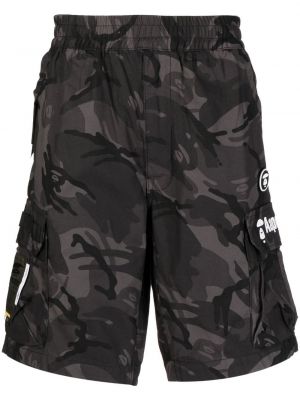 Shorts cargo à imprimé à imprimé camouflage Aape By *a Bathing Ape®