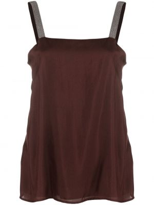 Tank top Fabiana Filippi brun