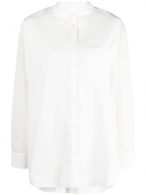 Bavlněná košile z lyocellu Ba&sh bílá