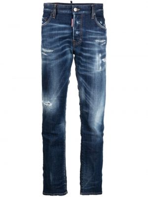 Slim fit skinny fit-jeans Dsquared2 blå