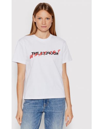 The Kooples Póló FTSC25028K Fehér Regular Fit