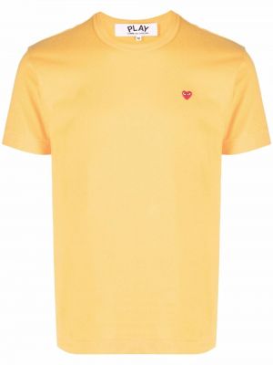 T-shirt med broderi Comme Des Garçons Play