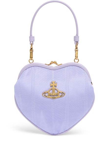 Bolsa de hombro con corazón Vivienne Westwood violeta