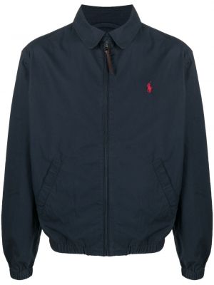 Strick hoodie mit stickerei Polo Ralph Lauren blau