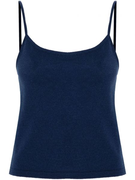 Tanktop i kashmir Teddy Cashmere blå