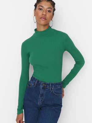 Cardigan tricotate Trendyol verde