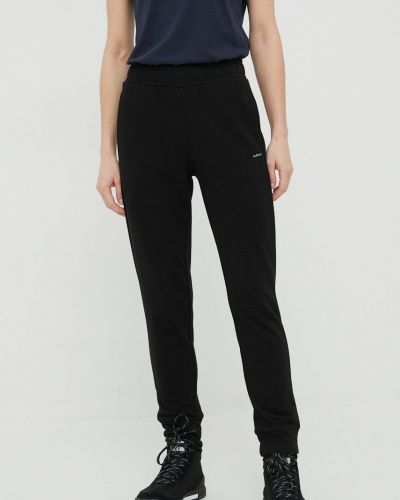 Outhorn pantaloni de trening femei, culoarea negru, neted