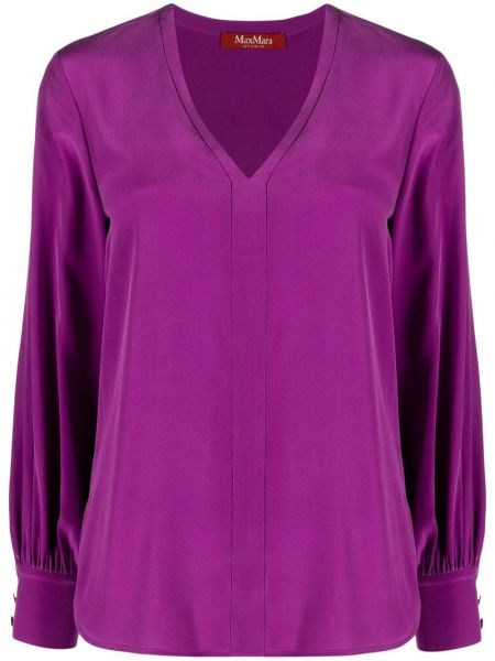 Blus 's Max Mara lila