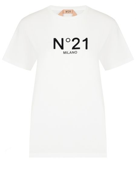 Белая футболка No.21
