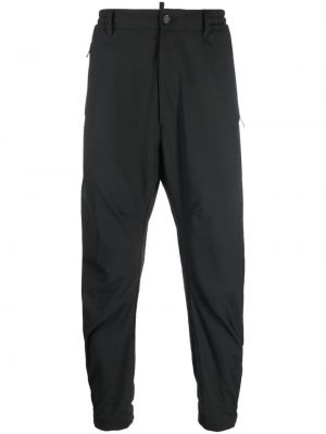 Pantaloni sport cu dungi Dsquared2 negru