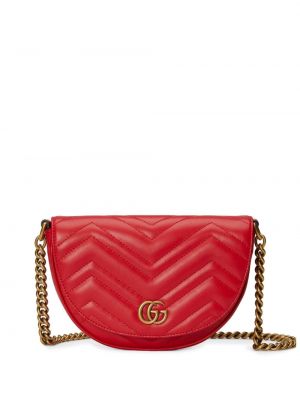 Pisemska torbica Gucci rdeča