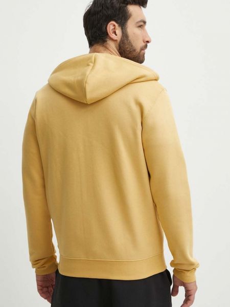 Однотонный свитер с капюшоном Adidas Originals желтый