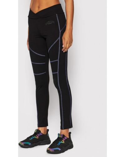 John Richmond Leggings Con Logo UWP22046LE Fekete Slim Fit