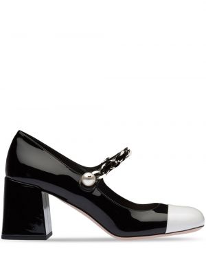 Lack leder pumps Miu Miu