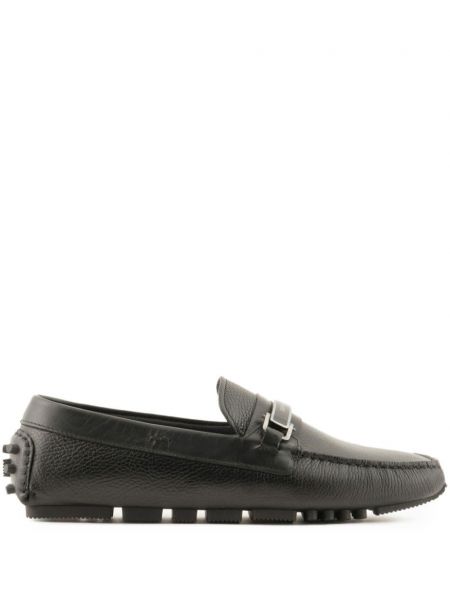 Læder loafers Emporio Armani brun