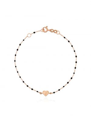 Hjärtmönster rosa guld manschett armband Gigi Clozeau