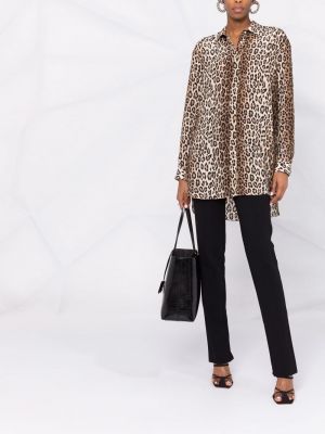 Camisa con estampado leopardo Antonelli