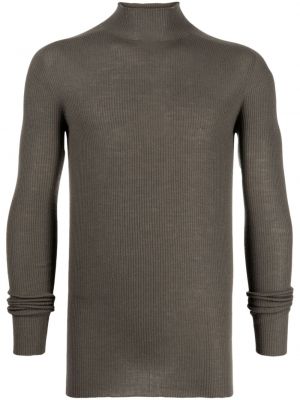 Průsvitný svetr Rick Owens šedý